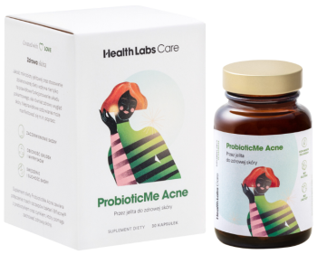 Zdjęcie przedstawia produkt ProbioticMe Acne, kapsułki.