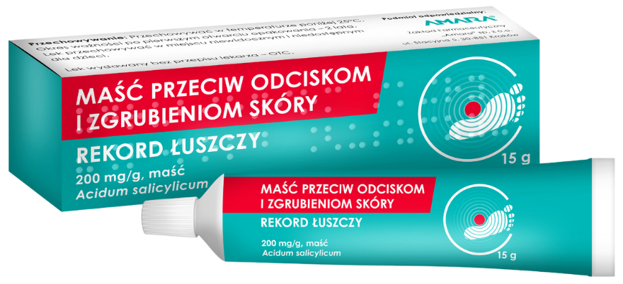 Zdjęcie przedstawia produkt Rekord Łuszczy, maść, 200 mg:g.