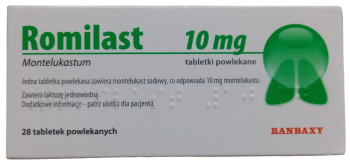 Romilast, tabletki powlekane, 10 mg