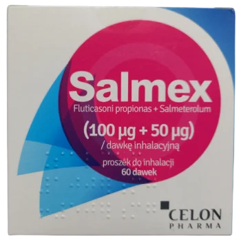 Zdjęcie produktu Salmex, proszek do inhalacji, 100+50 (µg + µg)/dawkę inhalacyjną