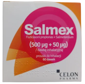 Zdjęcie produktu Salmex, proszek do inhalacji, 500+50 (µg + µg)/dawkę inhalacyjną