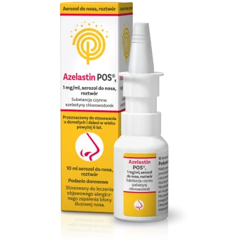Zdjęcie produktu Azelastin POS, aerozol do nosa, 1 mg/ml