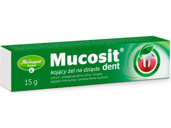 Zdjęcie przedstawia kosmetyk Mucosit dent.