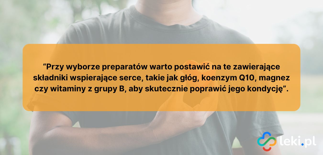 Leki na wzmocnienie serca bez recepty (fot. Canva).