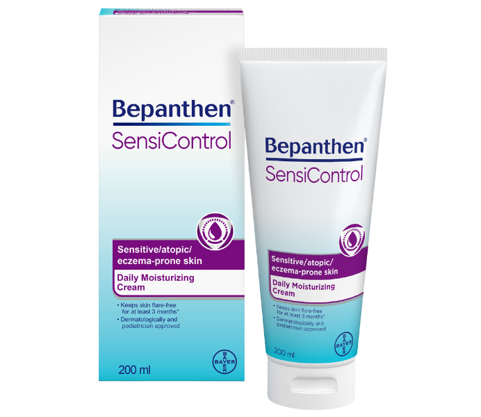 Zdjęcie przedstawia kosmetyk Bepanthen SensiControl, krem.