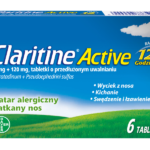Claritine Active, tabletki o przedłużonym uwalnianiu, 5 mg + 120 mg