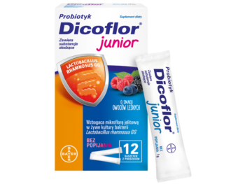 Dicoflor Junior, smak owoców leśnych, proszek