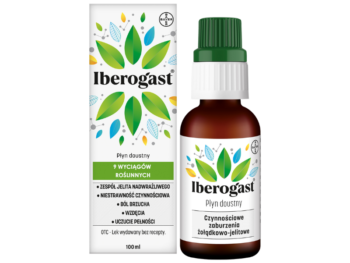 Zdjęcie przedstawia lek Iberogast, płyn doustny, 100 ml.