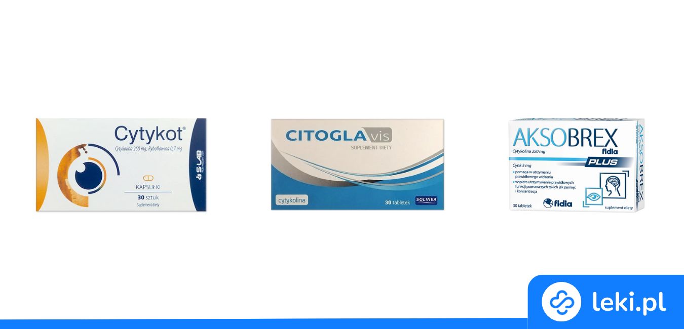 Czy tabletki z cytykoliną pomagają na wzrok?