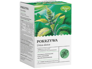 Zdjęcie przedstawia suplement diety Pokrzywa, zioła do zaparzania.