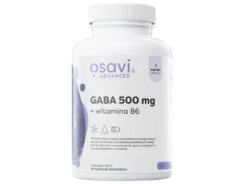 Zdjęcie produktu OSAVI Advanced GABA + witamina B6, kapsułki, 500 mg + 2 mg