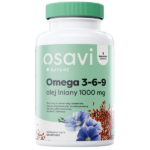 OSAVI Nature Omega 3-6-9 olej lniany, kapsułki miękkie