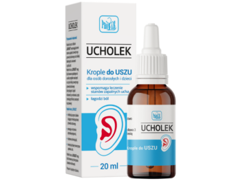 Ucholek, krople do uszu