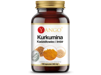 Zdjęcie produktu Yango kurkumina kadzidłowiec i imbir, kapsułki