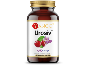 Zdjęcie przedstawia suplement diety Yango Urosiv w postaci kapsułek.