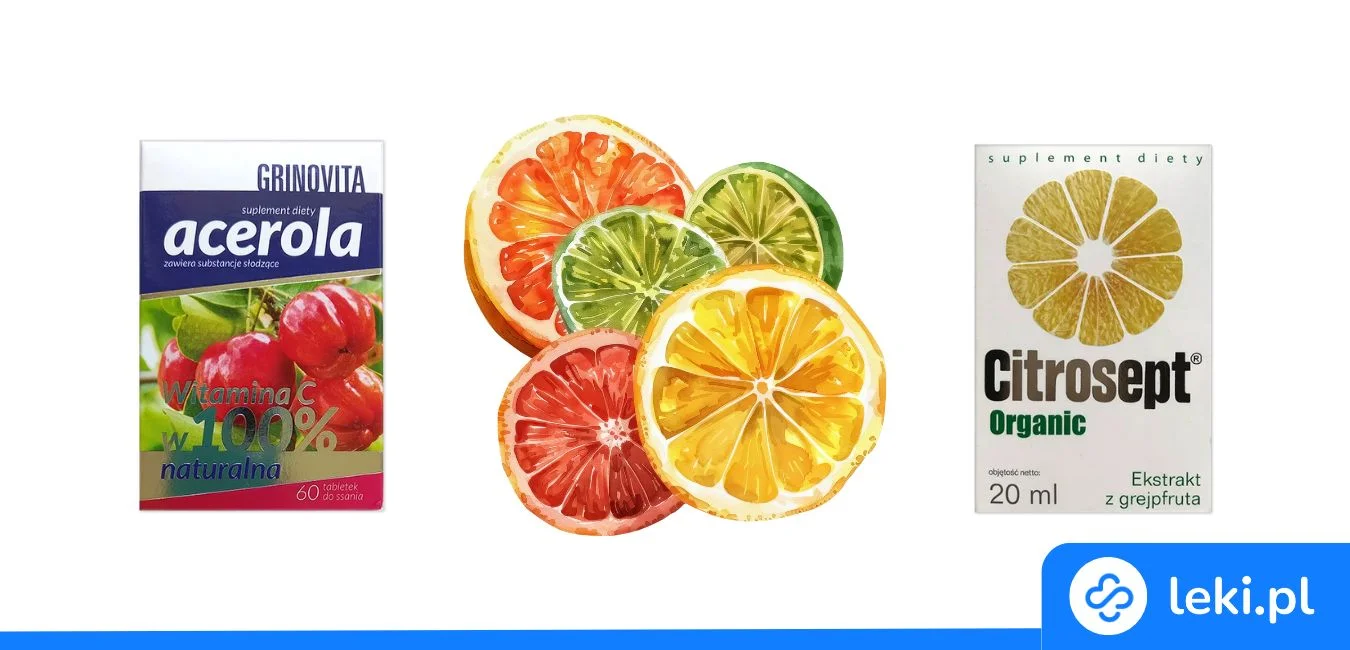 Witamina C – jaka najlepsza? Naturalna witamina C z aceroli i cytrusów