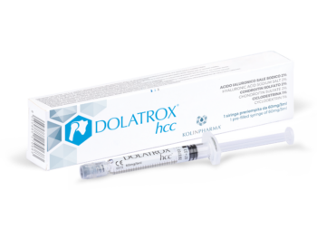 Zdjęcie przedstawia wyrób medyczny Dolatrox hcc, roztwór do wstrzykiwań dostawowych, (60 mg + 60 mg + 30 mg)/3 ml.