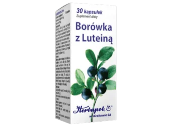 Zdjęcie produktu Herbapol Kraków Borówka z luteiną, kapsułki