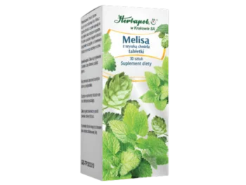 Zdjęcie produktu Herbapol Kraków melisa z szyszką chmielu, tabletki