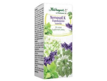 Zdjęcie produktu Herbapol Kraków Nervosol K uspokojenie, tabletki