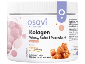 Zdjęcie produktu OSAVI Advanced Kolagen włosy, skóra i paznokcie, smak słony karmel, proszek