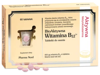 Zdjęcie produktu Bioaktywna witamina B12, tabletki do ssania, 600 µg