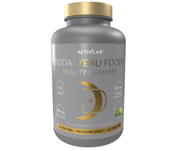 Zdjęcie przedstawia suplement diety DODA D'EAU FOODS Beauty Gummies, żelki.