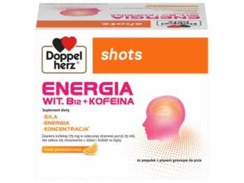 Zdjęcie produktu Doppelherz Shots energia wit. B12 + kofeina, płyn doustny