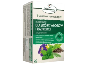 Zdjęcie produktu Herbapol Kraków Herbatka Fix dla skóry, włosów i paznokci, zioła do zaparzania