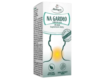 Zdjęcie produktu Herbapol Kraków na gardło, smak malinowy, tabletki do ssania