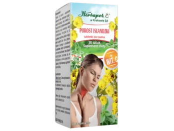 Zdjęcie produktu Herbapol Kraków Porost islandzki, tabletki do ssania