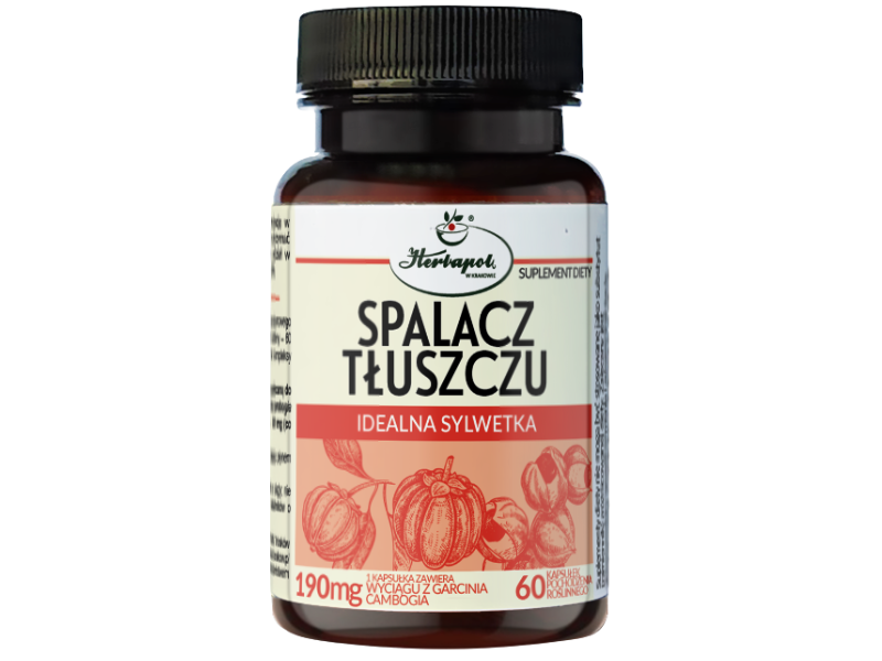 Zdjęcie przedstawia suplement diety Herbapol Kraków Spalacz tłuszczu, kapsułki.