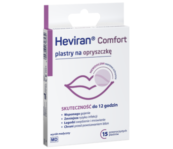 Zdjęcie przedstawia wyrób medyczny Heviran Comfort, plastry.