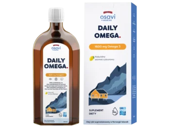 Zdjęcie produktu OSAVI Marine Daily Omega Omega 3, smak cytrynowy, płyn doustny