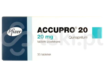 Zdjęcie produktu Accupro 20, tabletki powlekane, 20 mg