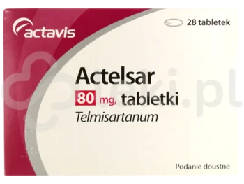 Zdjęcie produktu Actelsar, tabletki, 80 mg