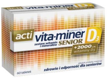 Zdjęcie produktu Acti vita-miner Senior D3, tabletki