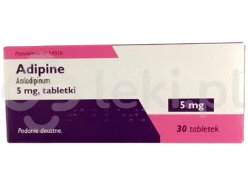 Zdjęcie produktu Adipine, tabletki, 5 mg