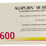 Agapurin SR, tabletki o przedłużonym uwalnianiu, 600 mg