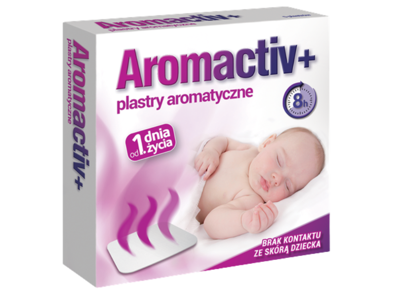 Zdjęcie przedstawia wyrób medyczny Aromactiv+, plastry.