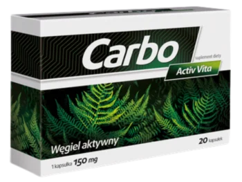 Zdjęcie produktu Carbo Activ Vita, kapsułki, 150 mg