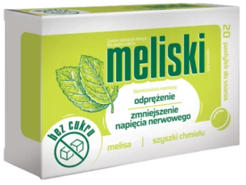 Zdjęcie produktu Meliski, pastylki do ssania