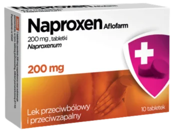 Zdjęcie produktu Naproxen Aflofarm, tabletki, 200 mg