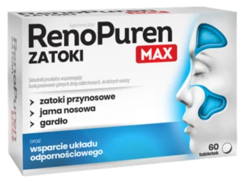 Zdjęcie produktu RENOPUREN ZATOKI MAX, tabletki