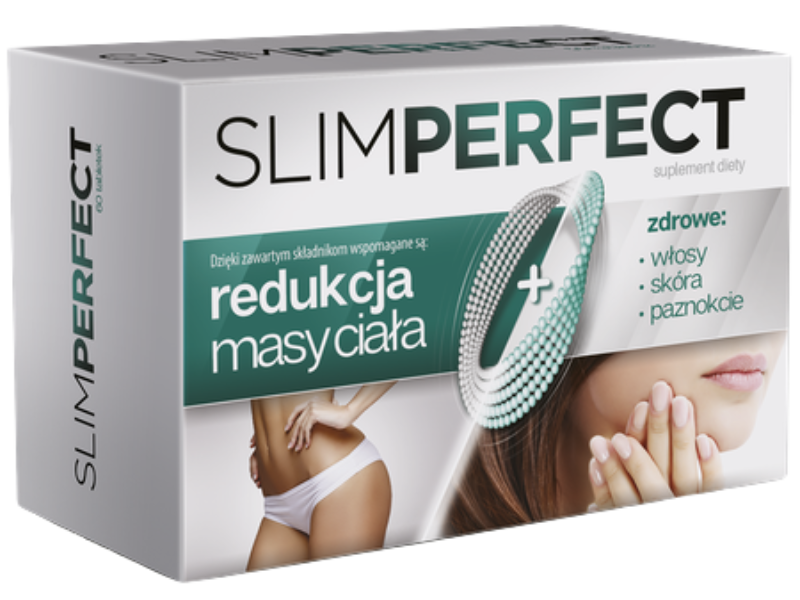 Zdjęcie przedstawia suplement diety Slimperfect, tabletki.