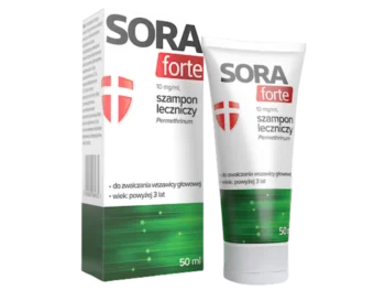 Zdjęcie produktu Sora Forte leczniczy szampon przeciw wszawicy głowowej, 10 mg/ml