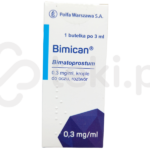 Bimican, krople do oczu, roztwór, 0,3 mg/ml