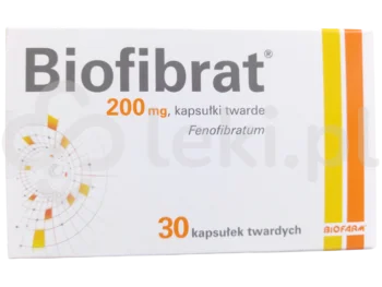 Zdjęcie produktu Biofibrat, kapsułki twarde, 200 mg