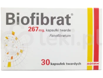 Zdjęcie produktu Biofibrat, kapsułki twarde, 267 mg