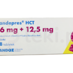 Candepres HCT, tabletki, 16 mg + 12,5 mg